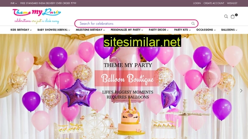 thememyparty.in alternative sites