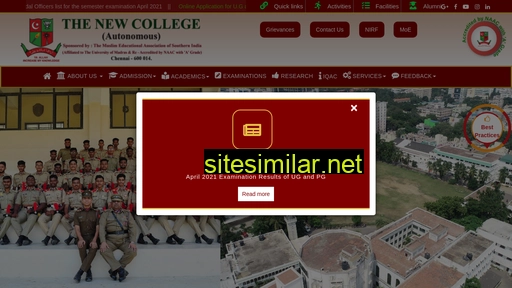 Thenewcollege similar sites