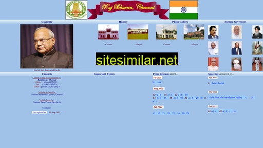 tnrajbhavan.gov.in alternative sites