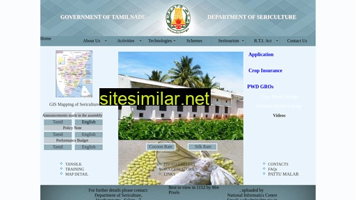 tnsericulture.gov.in alternative sites
