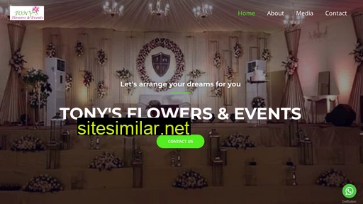 tonysflowers.in alternative sites