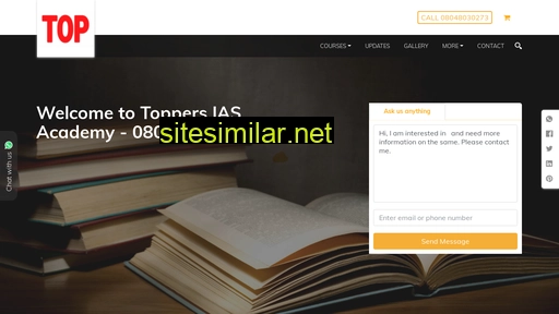 toppersiasacademy.in alternative sites