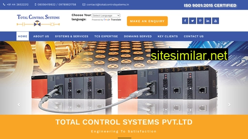 Totalcontrolsystems similar sites