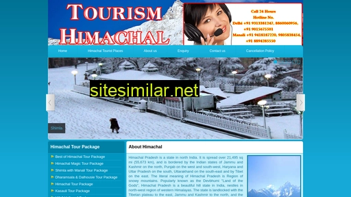 Tourismhimachal similar sites