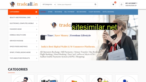 tradeall.in alternative sites