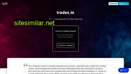 tradex.in alternative sites