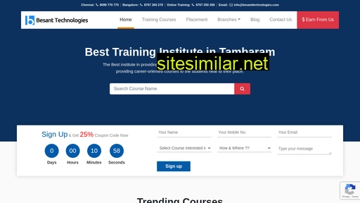 trainingintambaram.in alternative sites