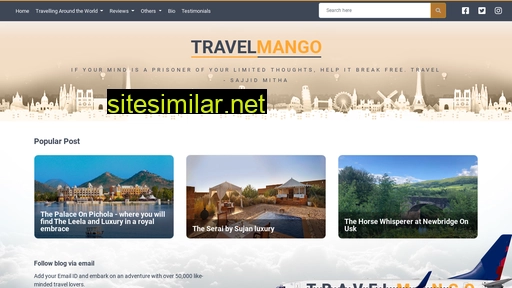 travelmango.in alternative sites
