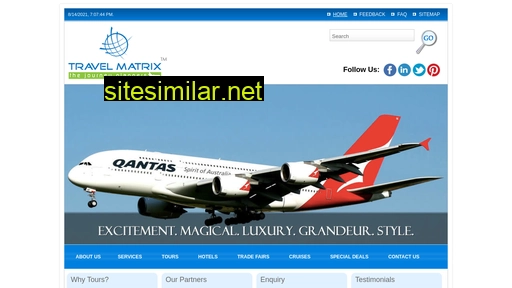 travelmatrix.co.in alternative sites
