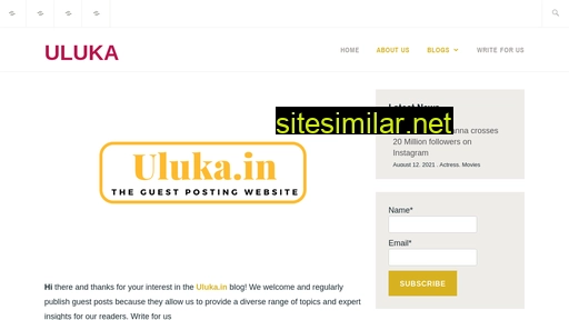 uluka.in alternative sites