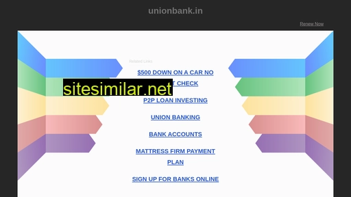 Unionbank similar sites