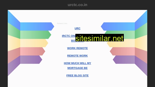 urctc.co.in alternative sites