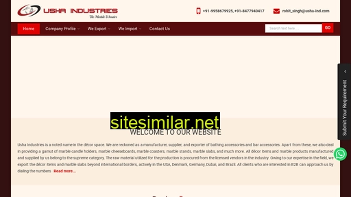 usha-industries.co.in alternative sites