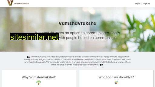 vamshavruksha.in alternative sites