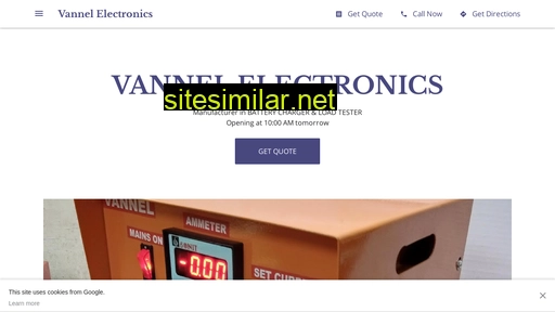vannelelectronics.in alternative sites