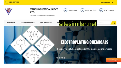 vanshichemicals.co.in alternative sites