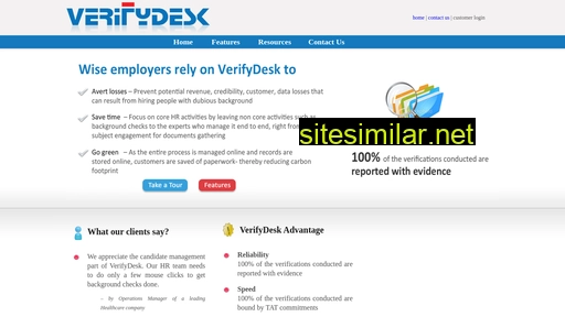Verifydesk similar sites
