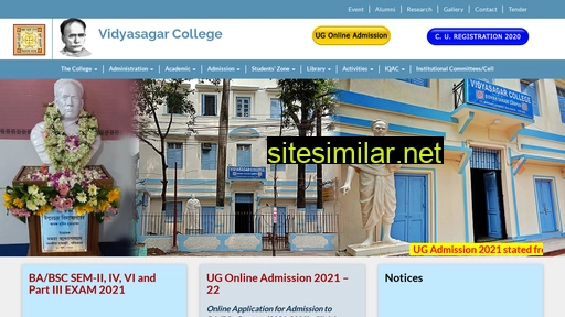 vidyasagarcollege.edu.in alternative sites