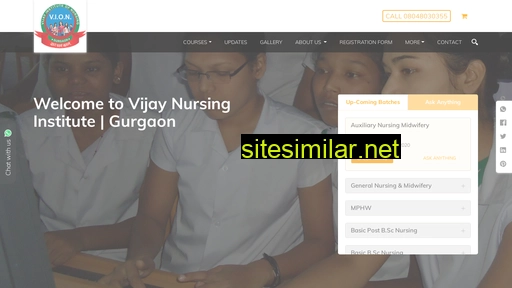 vijaynursinginstitute.in alternative sites