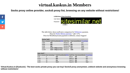 virtual.kaskus.in alternative sites