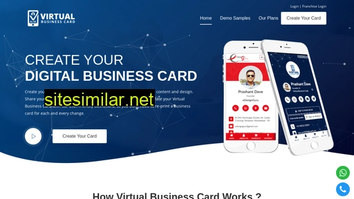 virtualbusinesscard.in alternative sites