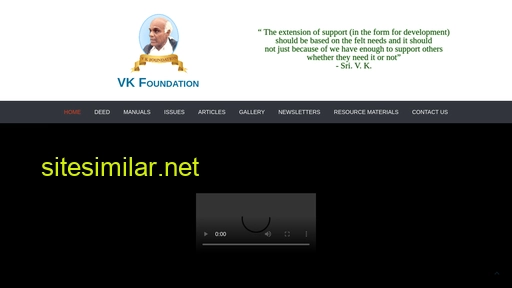 vkfoundation.in alternative sites