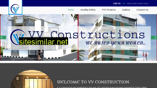 vvconstruction.in alternative sites
