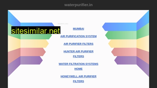 waterpurifier.in alternative sites