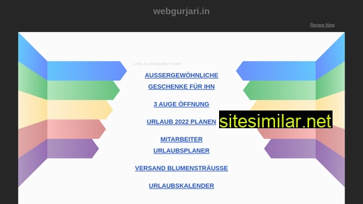Webgurjari similar sites