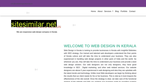 Webdesigninkerala similar sites