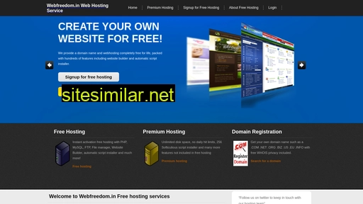webfreedom.in alternative sites