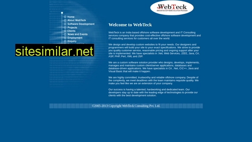 Webteck similar sites