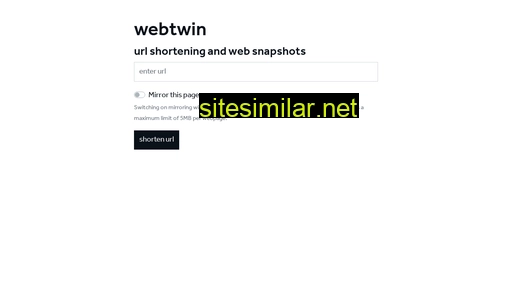 webtw.in alternative sites