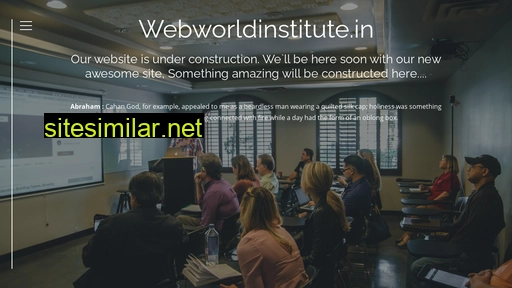 Webworldinstitute similar sites