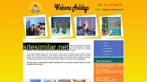 welcomeholidays.co.in alternative sites
