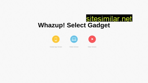 whazup.in alternative sites
