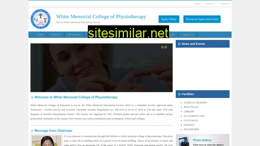 Whitememorialphysiotherapy similar sites