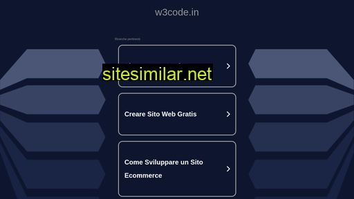 W3code similar sites