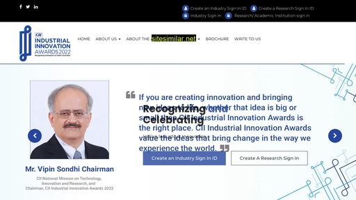 www.innovationawards.ciiinnovation.in alternative sites