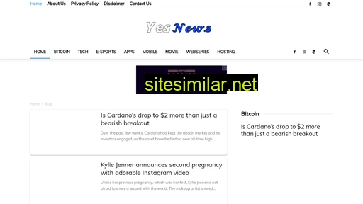 Yesnews similar sites