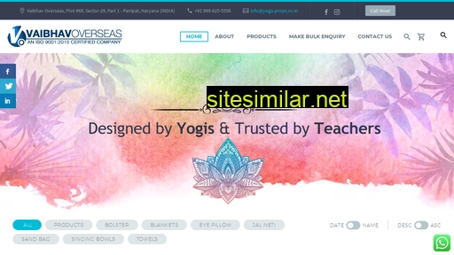 yoga-props.co.in alternative sites