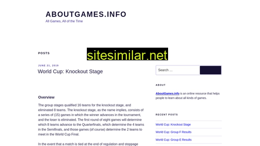 aboutgames.info alternative sites