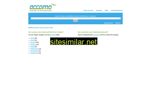 accomo.info alternative sites