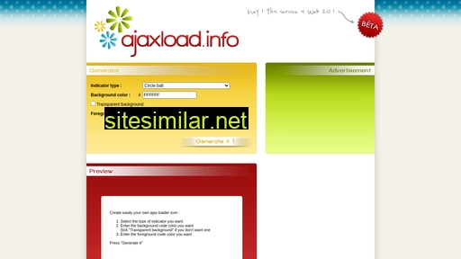 ajaxload.info alternative sites