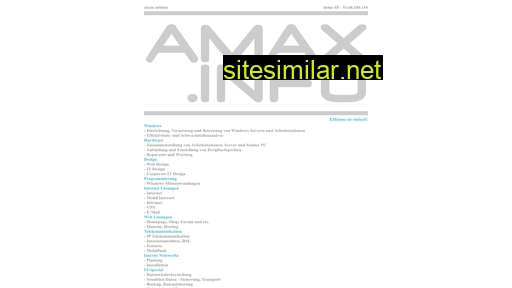amax.info alternative sites