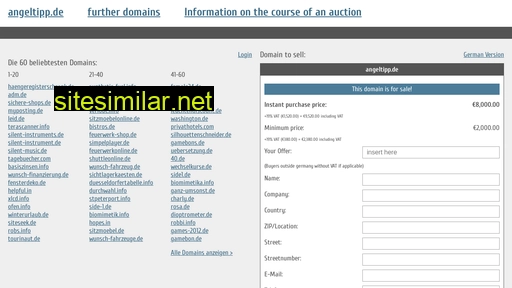 angeltipp.de.domain-auktionen.info alternative sites