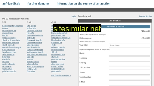 auf-kredit.de.domain-auktionen.info alternative sites