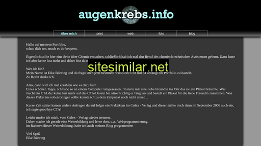 augenkrebs.info alternative sites