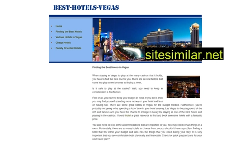 Best-hotels-vegas similar sites