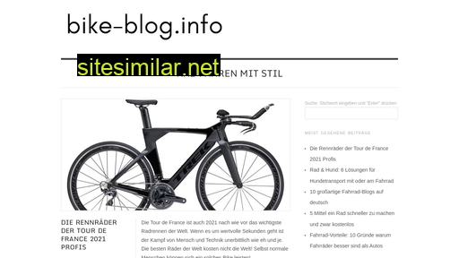 bike-blog.info alternative sites